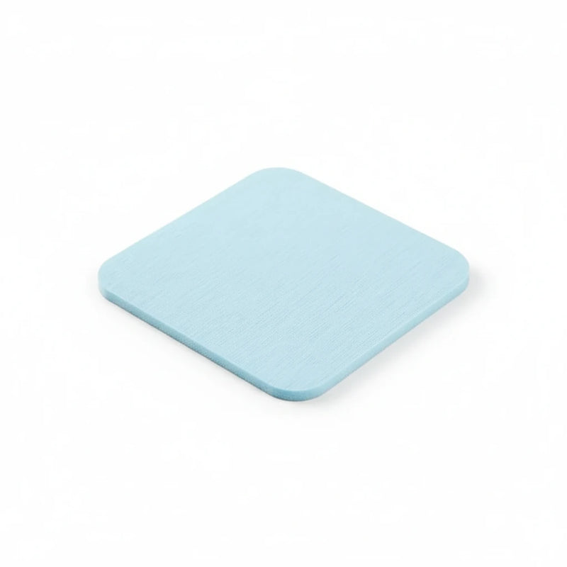 Dessous De Verre En Diatomite Bleue – Bleu aquatique / 8x8cm, Bleu aquatique / 10x10cm, vue produit sur fond blanc