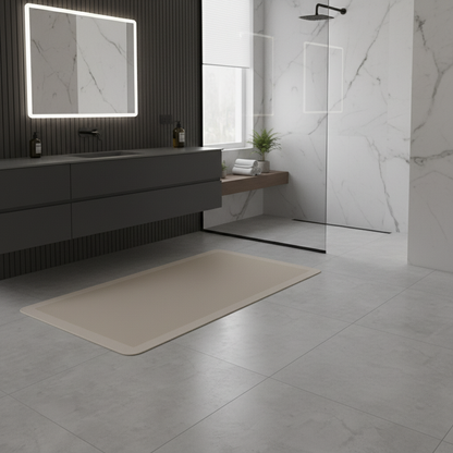 Tapis de bain en diatomite 90 cm - détail surface microporeuse