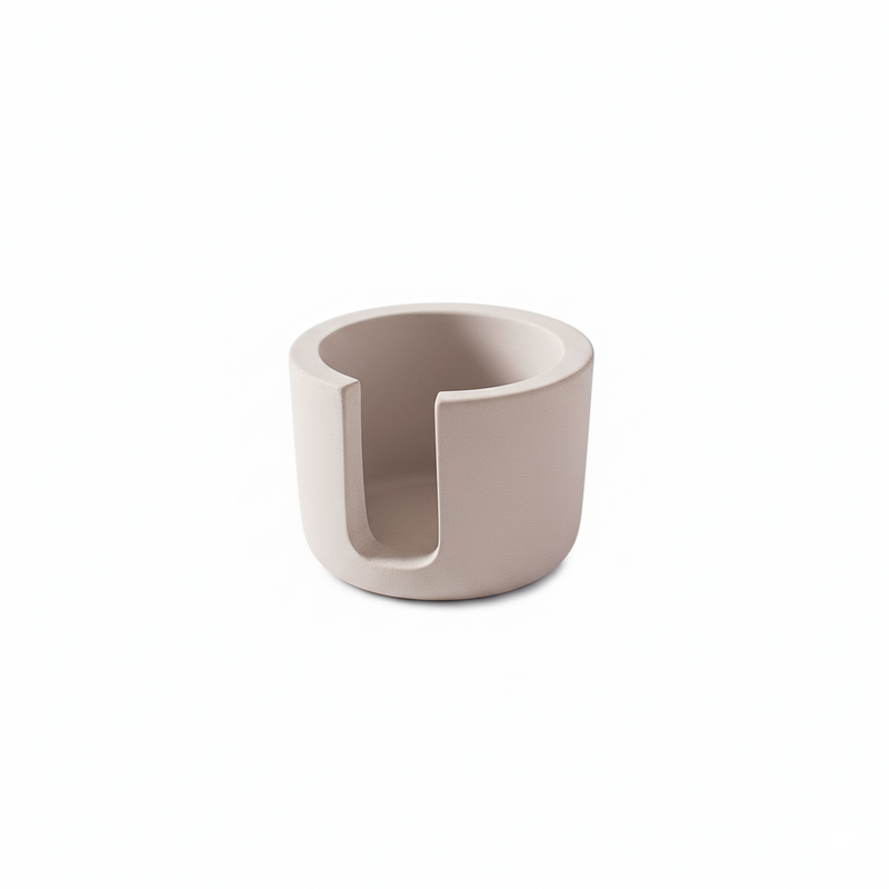 Porte Éponge En Diatomite – Beige, vue produit sur fond blanc