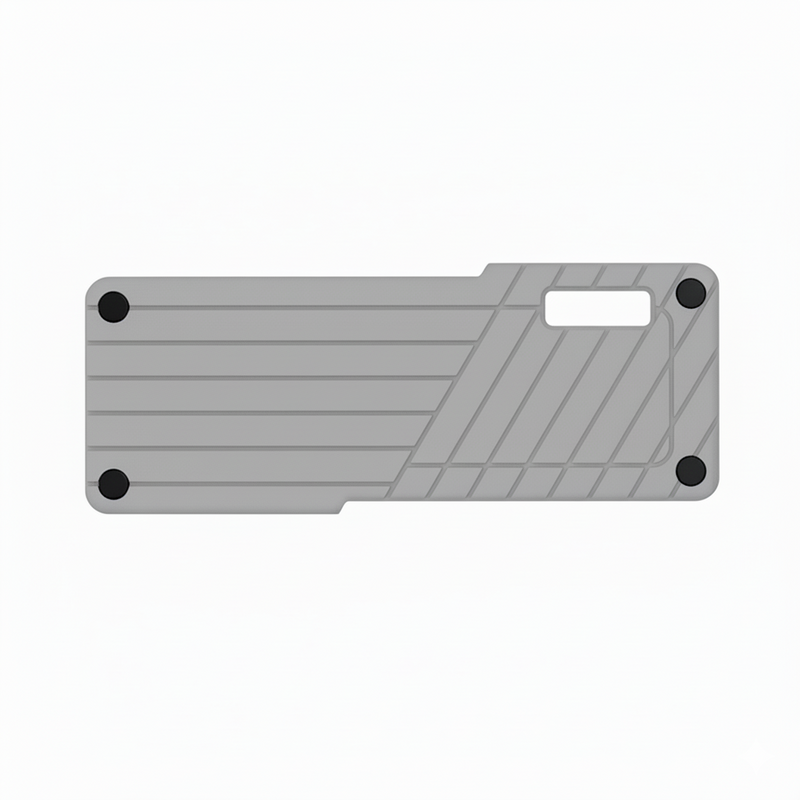 Rangement En Diatomite Gris – Gris Clair, vue produit sur fond blanc