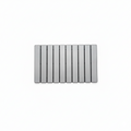 Caillebotis Diatomite – Gris Argent, vue produit sur fond blanc