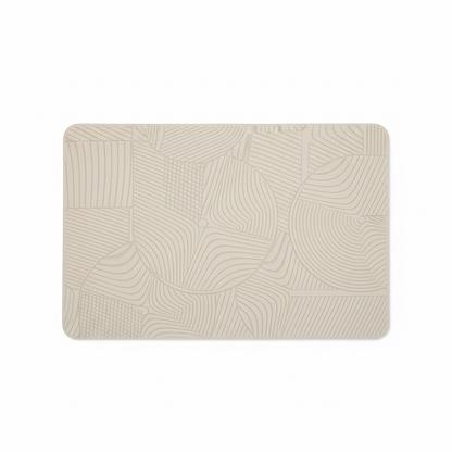 Tapis de bain en diatomite blanc - vue principale