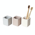 Lot De 3 Porte Brosse À Dents Diatomite, vue produit sur fond blanc