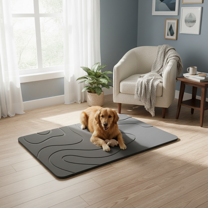 Tapis Diatomite Gris Pour Animaux 2