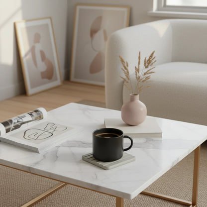 Dessous De Verre En Diatomite Grise 5