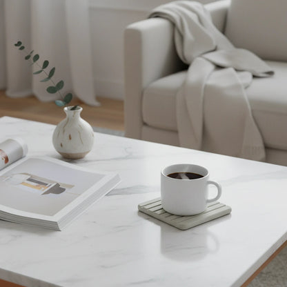 Dessous De Verre En Diatomite Grise 4