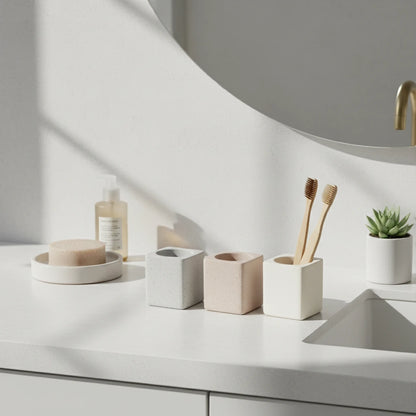 Lot De 3 Porte Brosse À Dents Diatomite 3