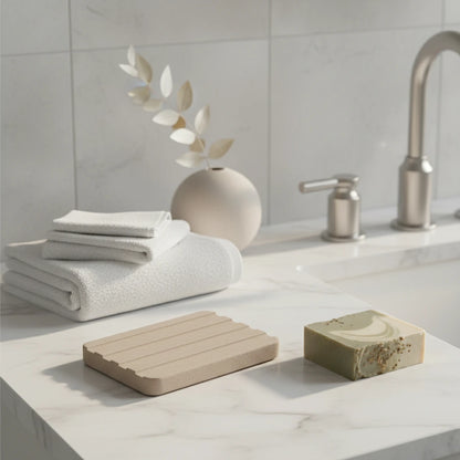 Porte Savon Marron 2