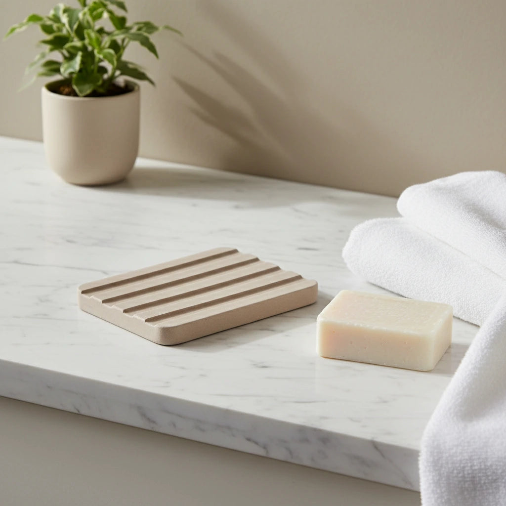 Porte Savon Marron 5