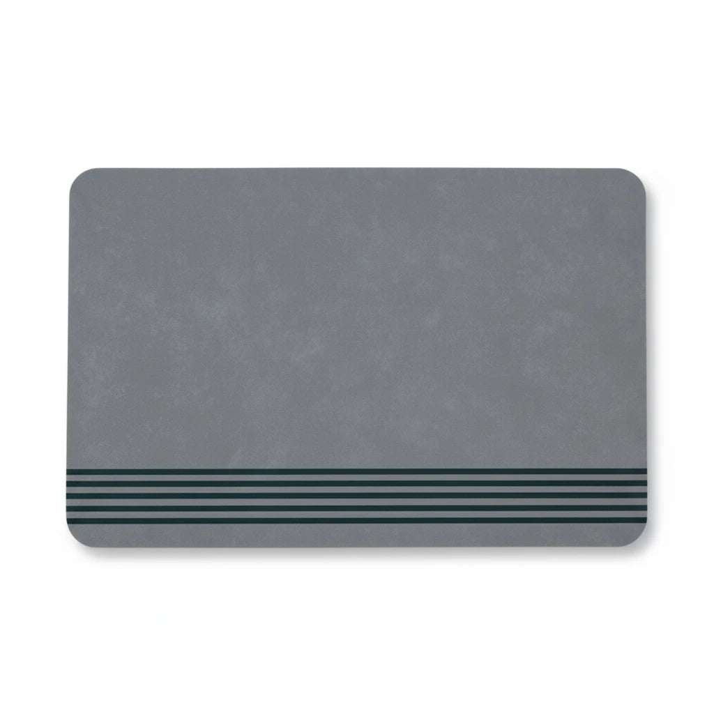 Tapis De Bain Gris – Bordure-Simple / 45cmx75cm, Bordure-Simple / 50cmx80cm, Bordure-Simple / 60cmx90cm, vue produit sur f…