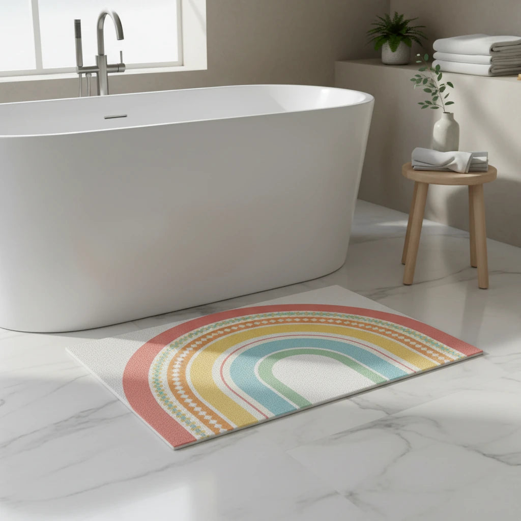 Tapis De Bain Arc En Ciel 5