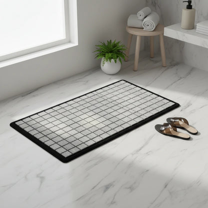 Tapis De Bain Carreaux 8