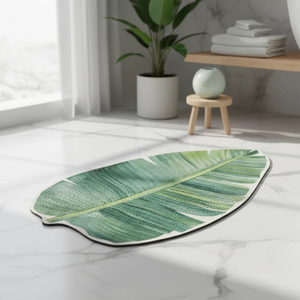 Tapis De Bain Feuille 6