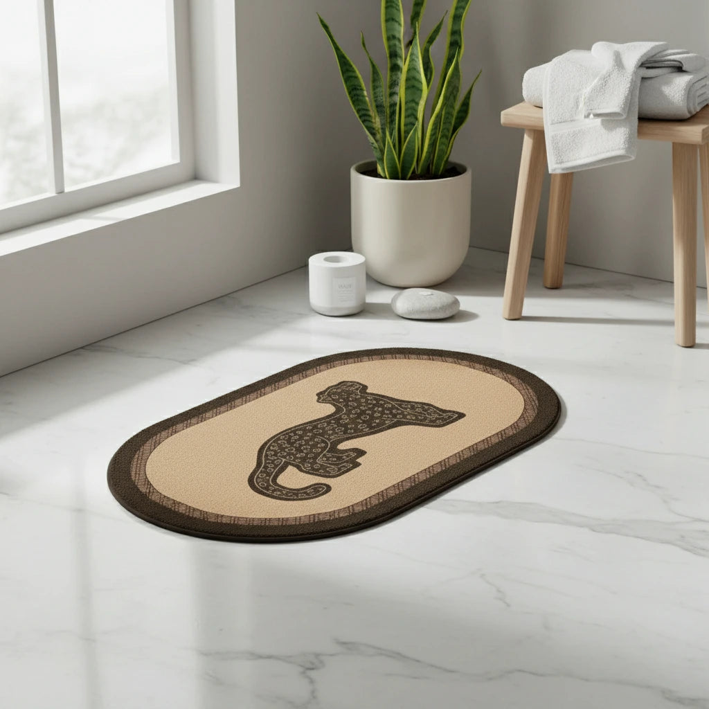 Tapis De Bain Léopard 6